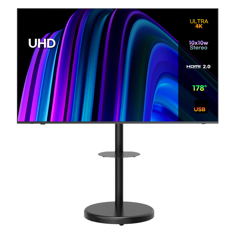 이노스 4K UHD 제로 베젤 TV + 대형 삼탠바이미 티비 스탠드 삼텐바이미 TV 거치대 FS-30 블랙 세트 556,130원