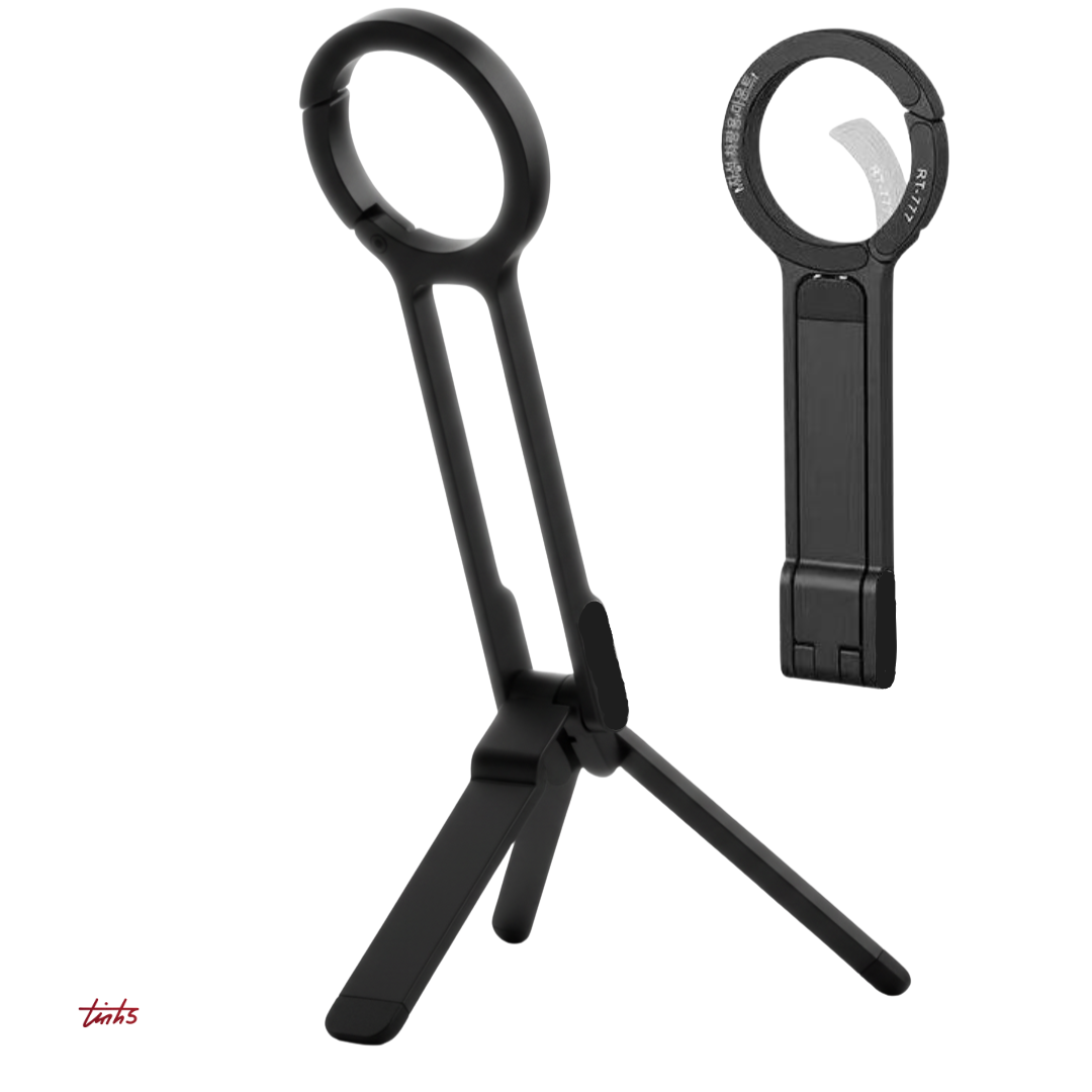 아피고 맥세이프 자석 3WAY 휴대용 휴대폰 삼각대 마그네틱 거치대, 블랙 15,800원