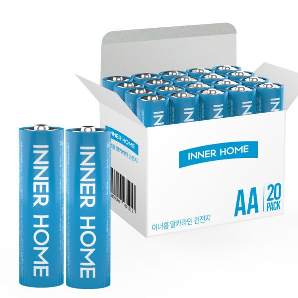 이너홈 알카라인 건전지 AA AAA 40알 21,000원