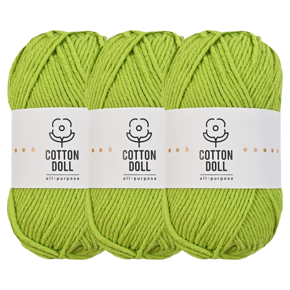 니뜨 코튼돌 뜨개실 50g, 26연두, 3개 10,650원