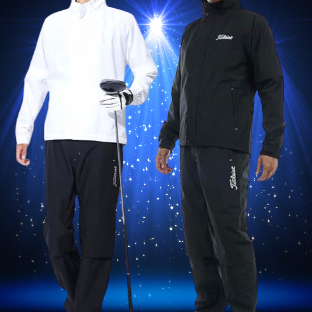 (2024 타이틀리스트 재팬 최신 정품) 골프비옷 바람막이 상하의세트, (상의)화이트/(하의)블랙, 1개 269,000원