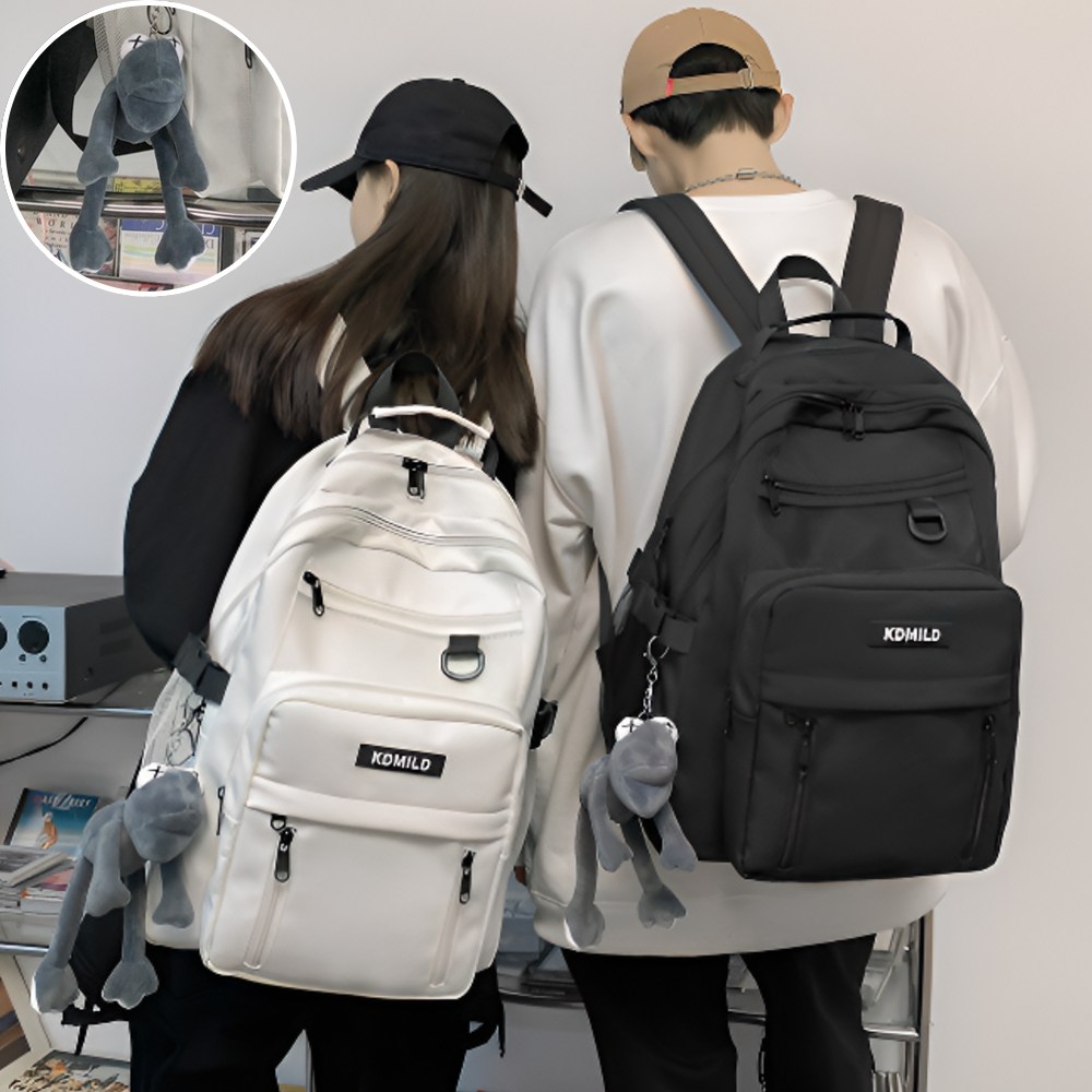 비벤너스 가벼운 데일리 여성 남성 학생 백팩 여행용 책가방, 현재가 18,970원