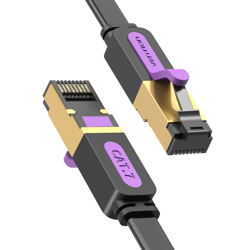 벤션 칼국수형 CAT7 FTP 초고속 랜선 랜케이블, ICAB, 0.5m, 2개 12,050원