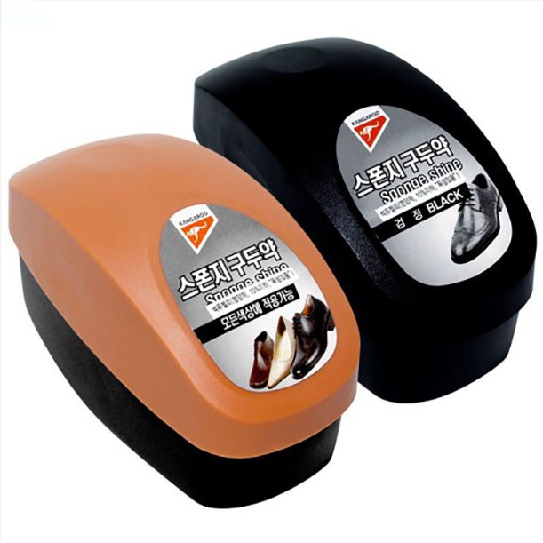 캉가루 스폰지 구두약 무색 흑색 4g 6,500원