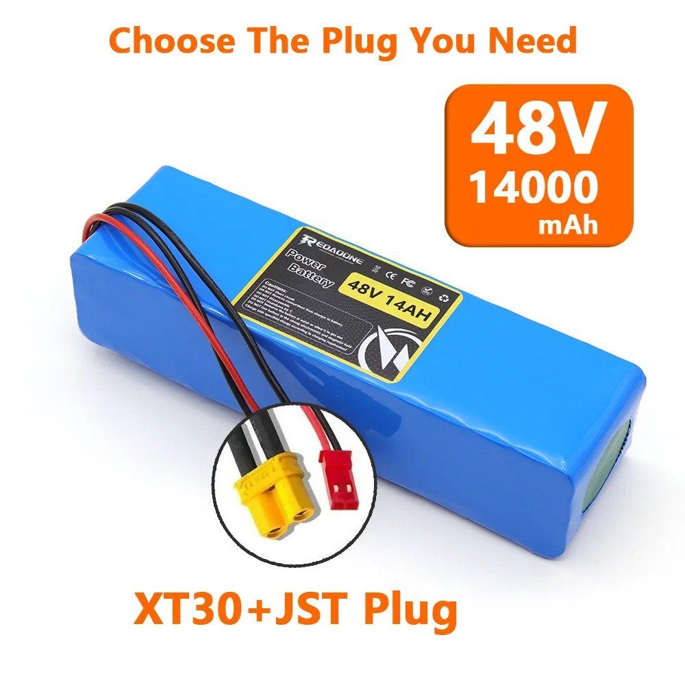 48V 8000mAh 13S2P 18650 충전식 리튬 배터리 팩 30A BMS 포함 개조된 스쿠터 전기차 54.6V 101,500원