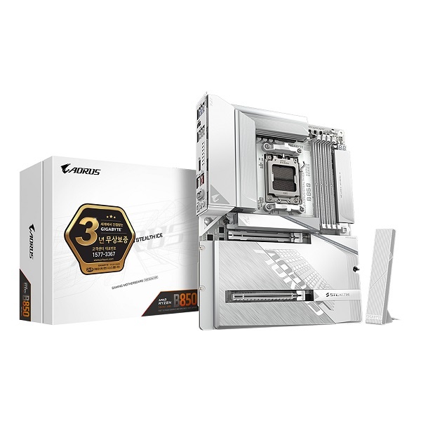 GIGABYTE B850 AORUS STEALTH ICE 제이씨현 AMD(소켓AM5) 364,910원