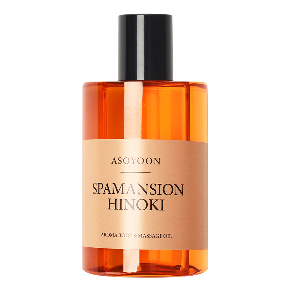 아소윤 스파맨션 아로마 바디 마사지 오일 히노키, 1개, 400ml, 현재가 19,280원