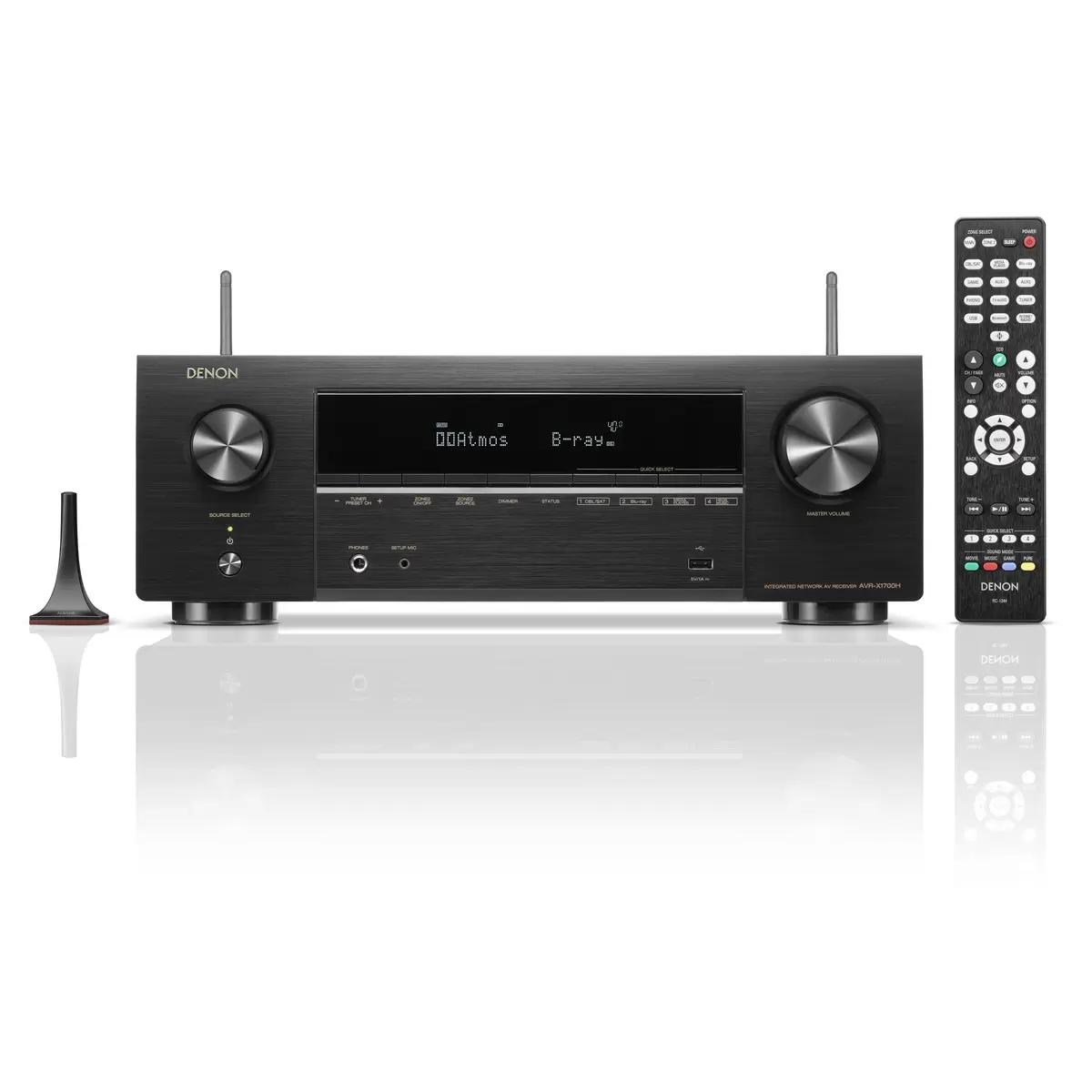 데논 Denon AVR-X1700H AV 서라운드 리시버 7.2ch 8K Ultra HD, HDR10+, eARC 대응 블랙 AVR-X1700HK 599,000원