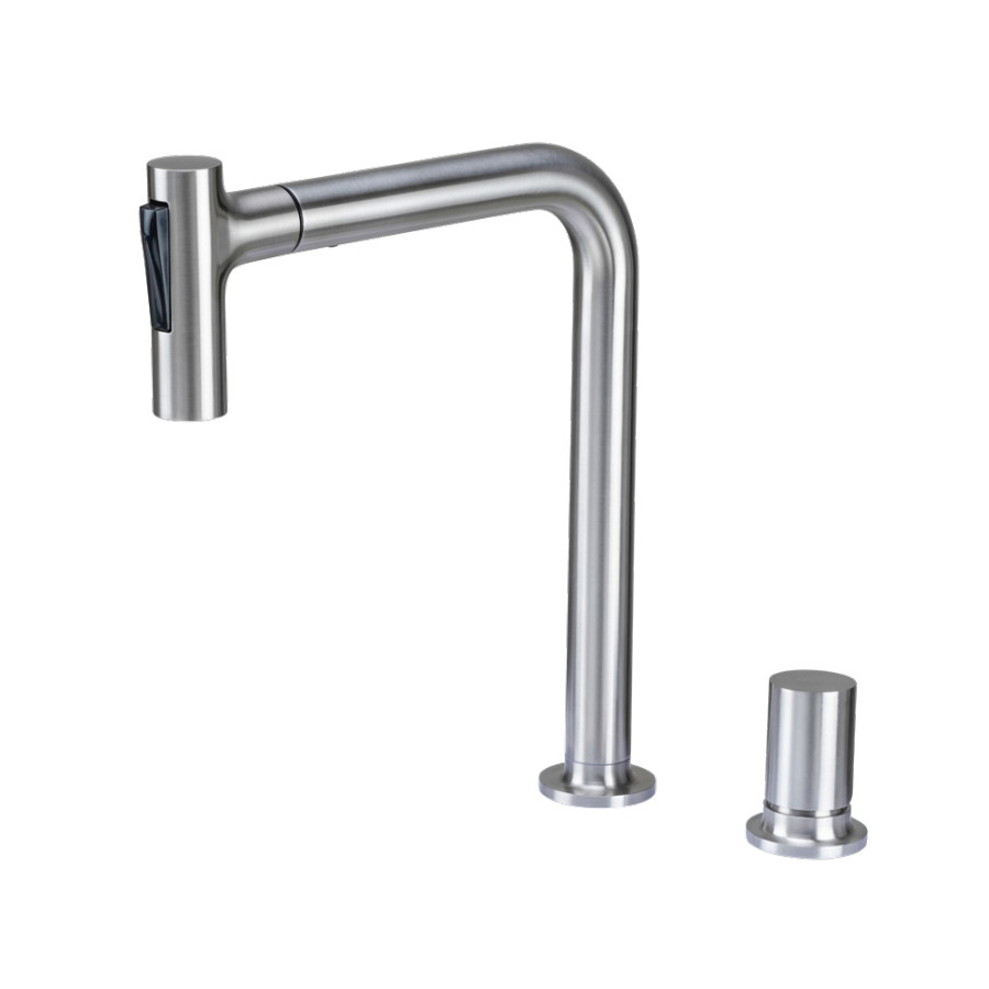 하츠 FC-IS100 폰테202 주방 투홀수전 SUS304 무광 싱크대 수도교체 160,000원