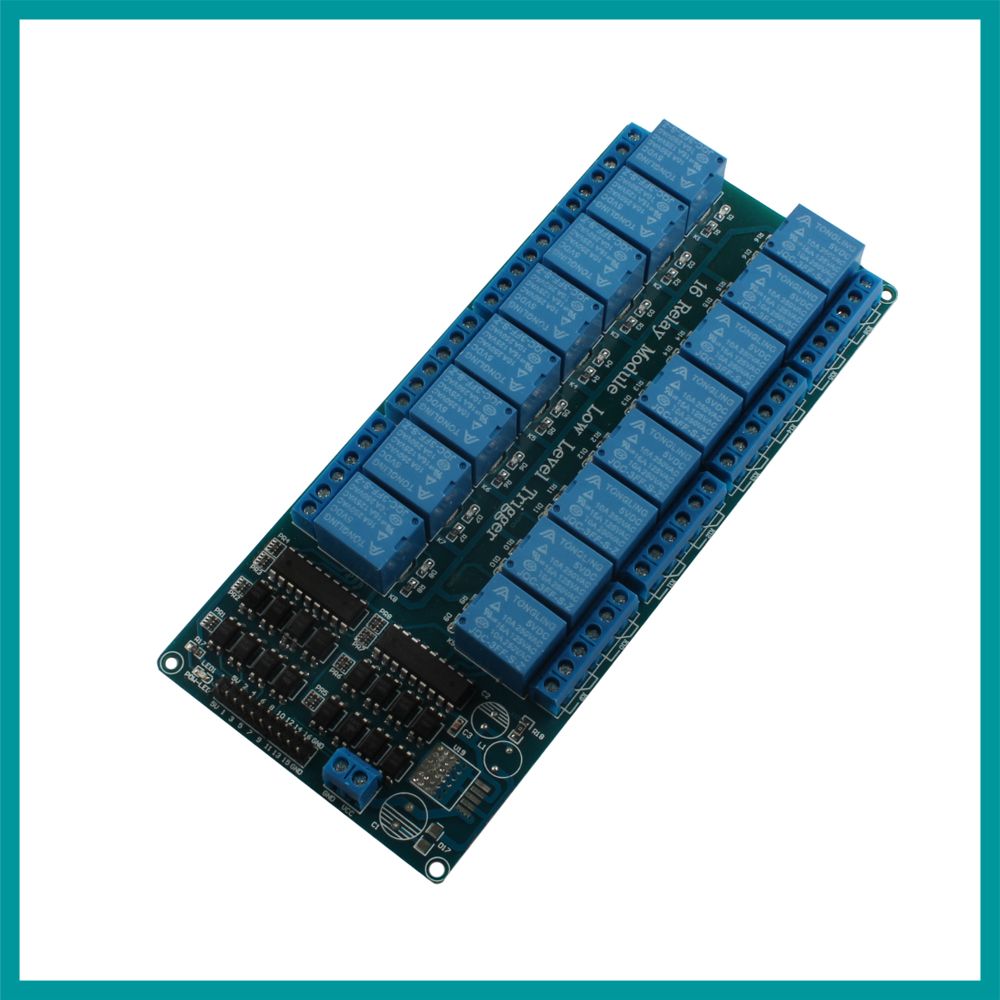 DM2062 아두이노 릴레이 모듈 16채널/AC DC 제어가능 22,400원