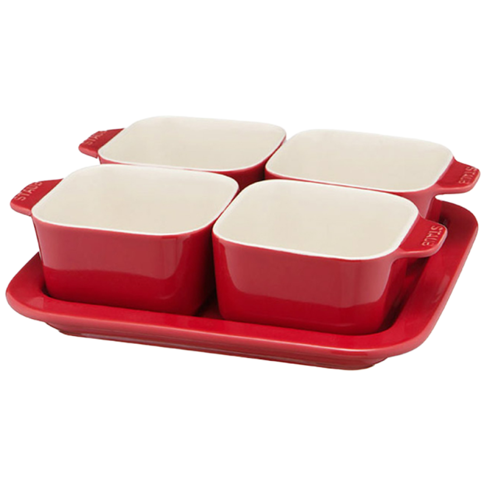 스타우브 사각 서빙 세트 (애피타이저) 체리, 1개, 단일상품 59,800원