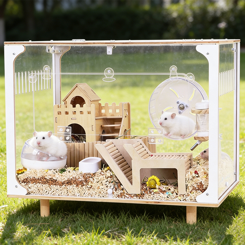 EVIO 대형 햄스터 집 리빙박스, 1개, 흰색 139,900원