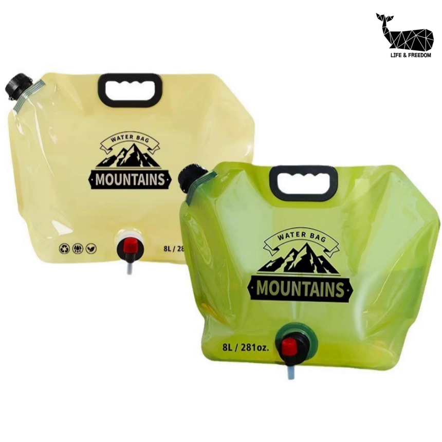 캠핑 접이식 워터백 초경량 물주머니 물통 워터저그 샤워백 8L 7,500원