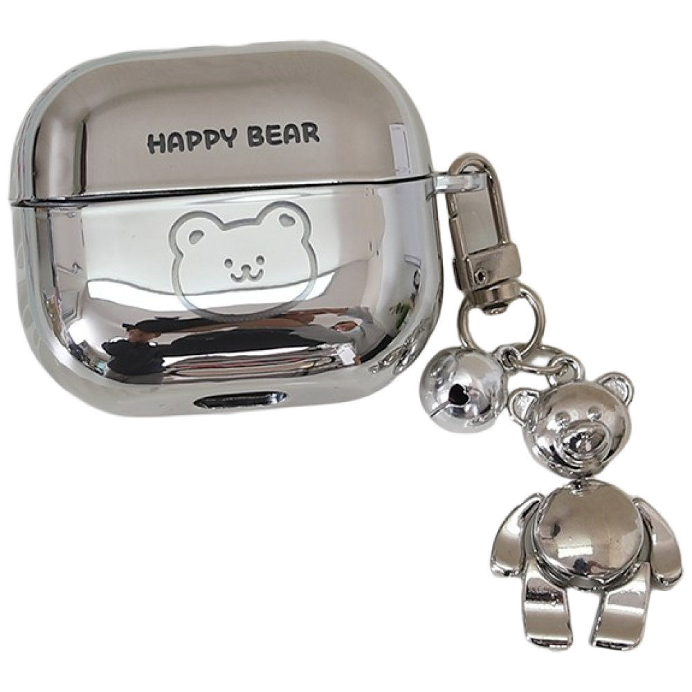 루톰 갤럭시 버즈3 / 버즈3프로 케이스 실버 크롬 키링, 현재가 9,900원