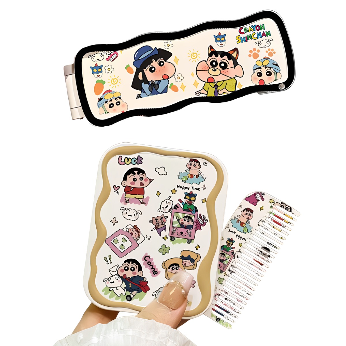 루미또와 접이식 휴대용 손거울 쿠션빗 12,600원