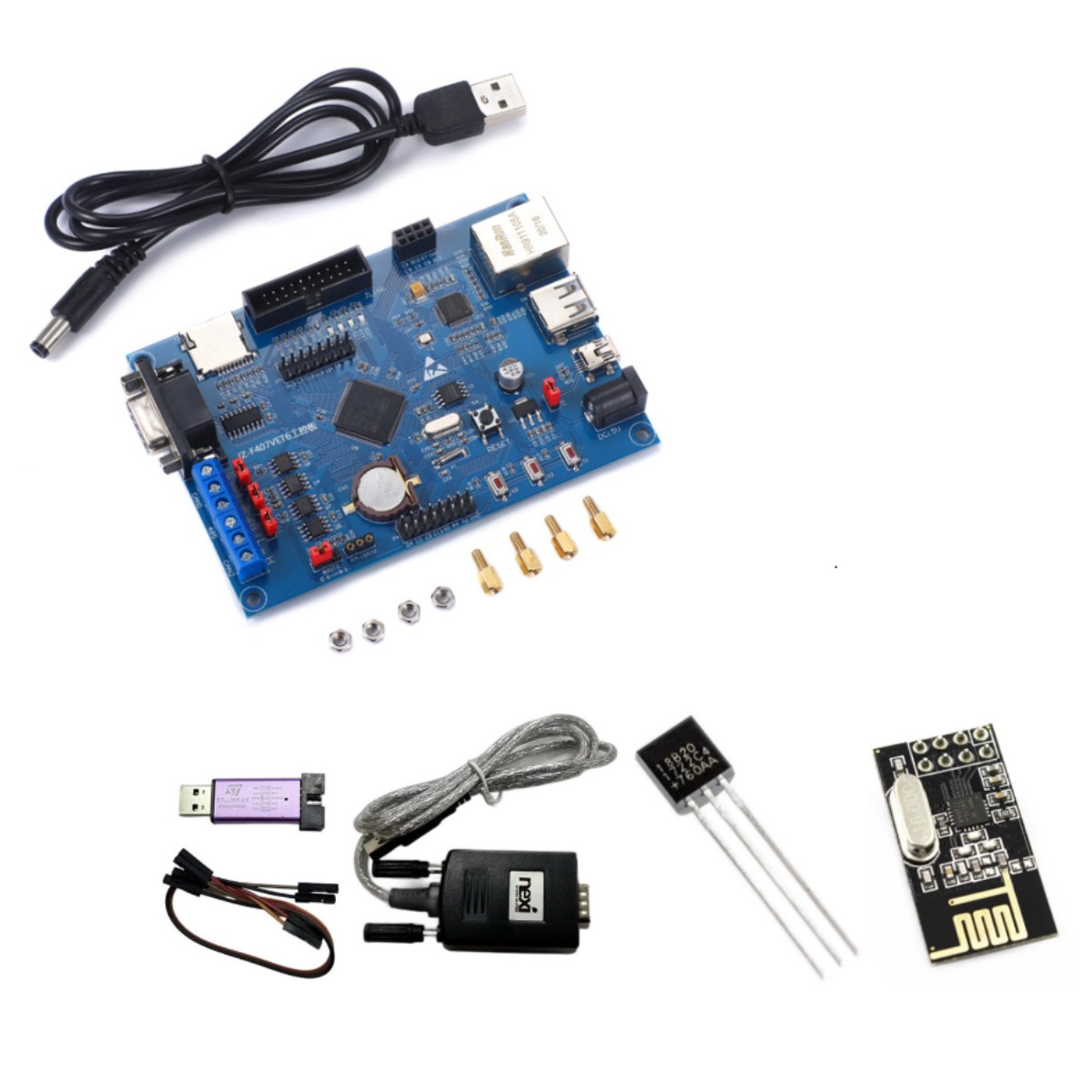 STM32F407VET6 듀얼 CAN RS 485 개발 보드 패키지 - 산업용 제어, 1개 82,000원