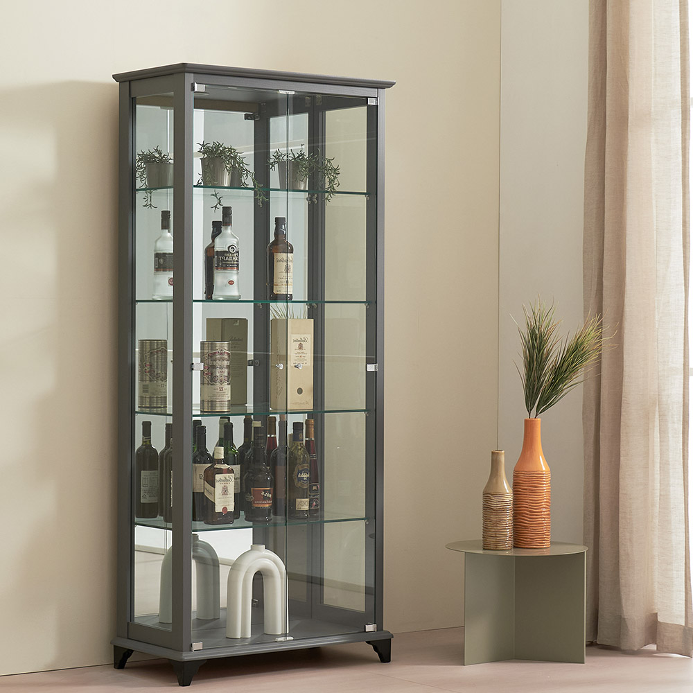 아로마 강화유리 장식장 5단 장식장/조명설치선택가능 219,900원