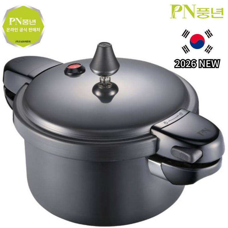PN풍년 2026 NEW 국산 가정용 압력솥 블랙펄 메가 IH 인덕션 사용 가능 104,900원
