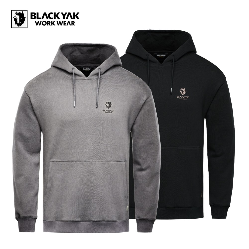 블랙야크 S-후드 티셔츠 무지 후드티 회색 긴팔티 59,300원