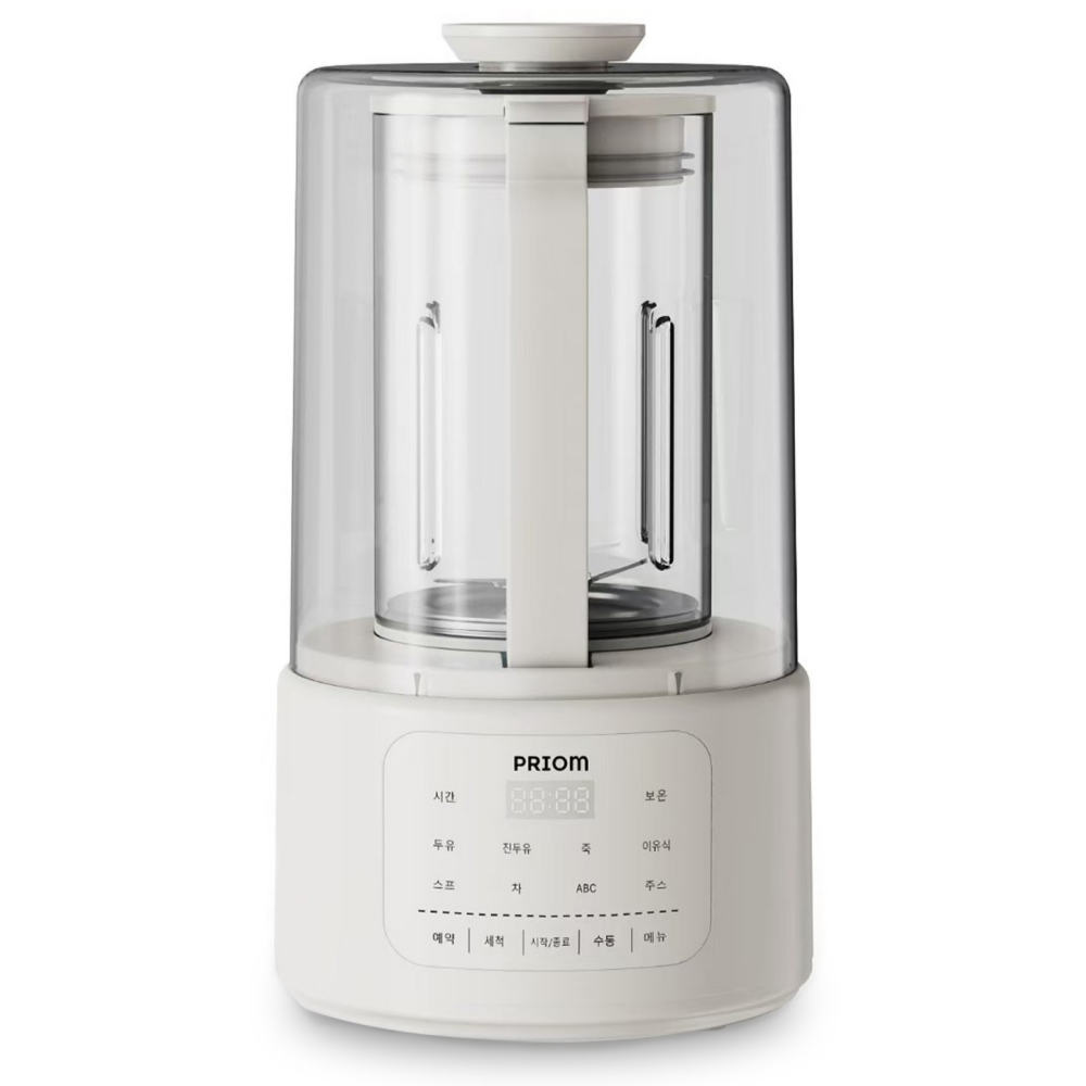 프리옴 대용량 두유제조기 자동세척 저소음 소이메이드 죽만드는기계 1500mL, SOY-1500L 108,000원