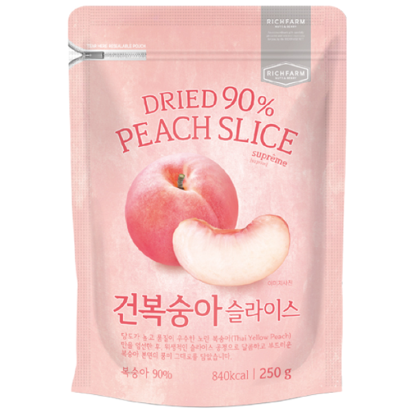 리치팜너트 건복숭아 250g, 1개, 250g 12,000원