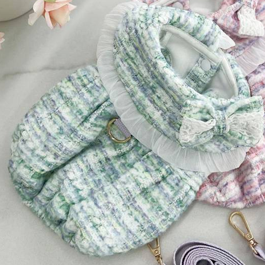 퍼피드림 강아지 하네스 일체형 리본 프릴 꼬까옷 00150 20,440원