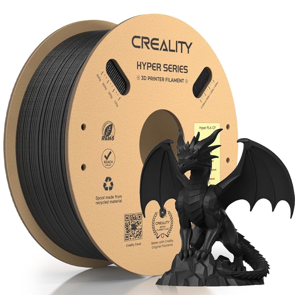 크리알리티 3D PLA 필라멘트 설계됨 공식 600MM 고속 2파운드 2PCS 프린터 위해 그레이 프린팅을 2KG 1KG 75MM 필라멘트 하이퍼 92,200원