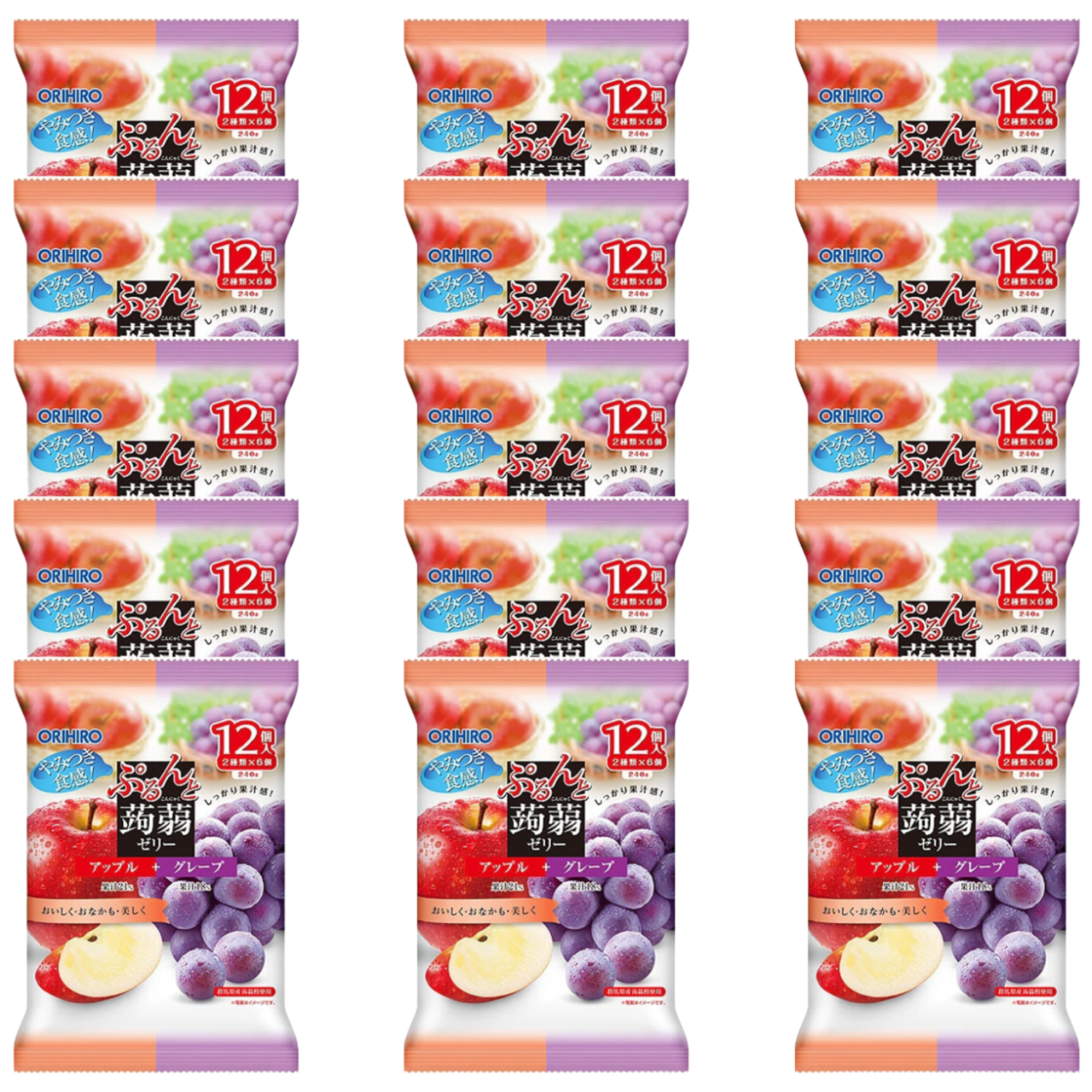 일본정품 오리히로 곤약젤리 사과 포도, 20g, 180개 59,900원