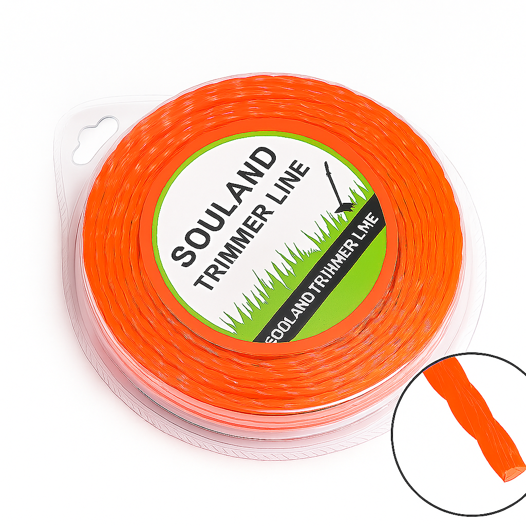 소울랜드 예초기날 나일론 줄 꽈배기 2.4mm x 50m  원형예초기날 에초기날 애초기날 예취기날 6,900원