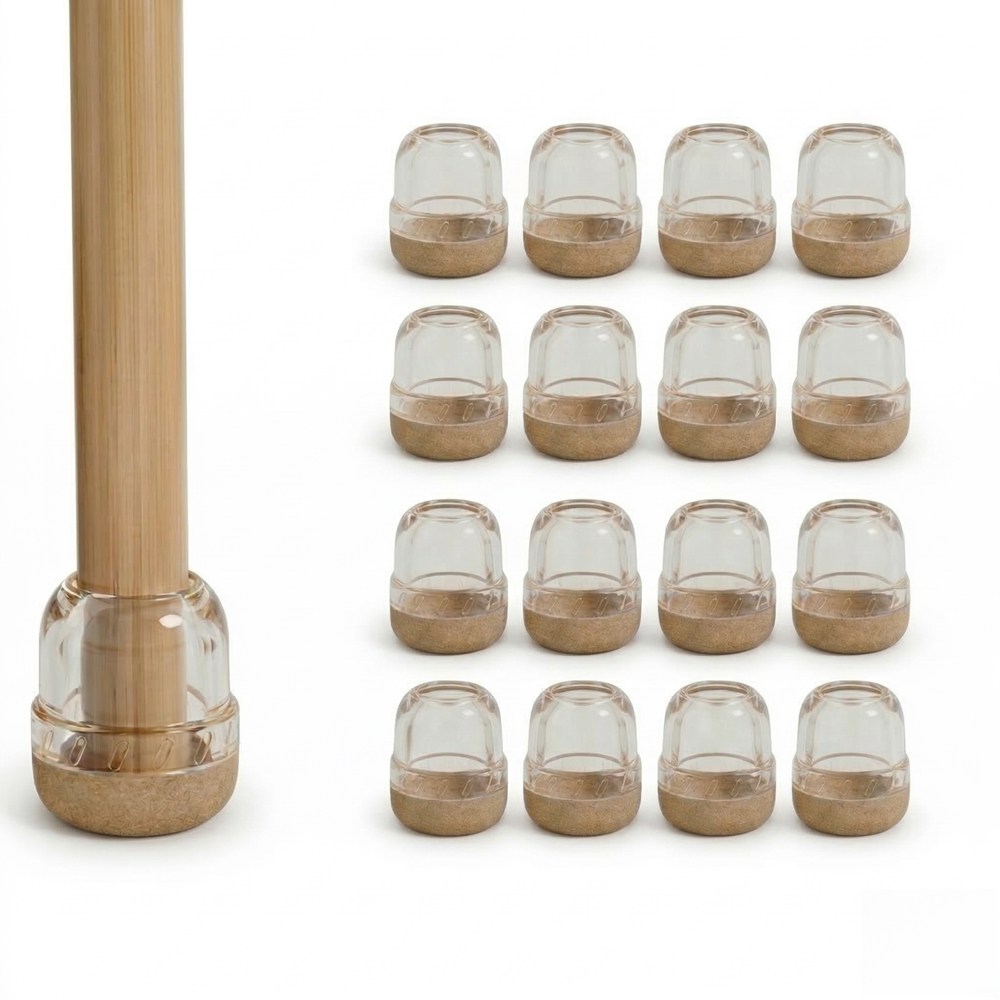 케디브 소음방지 잘밀리는 식탁 의자 발커버, 16개, 브라운 18,000원