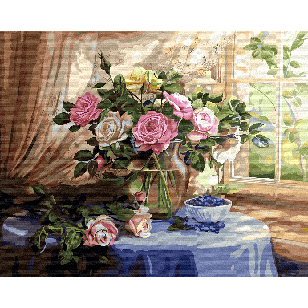 플레이어바웃 유화 명화 피포페인팅 DIY 40 x 50 cm, 창가의화병, 1개 25,830원