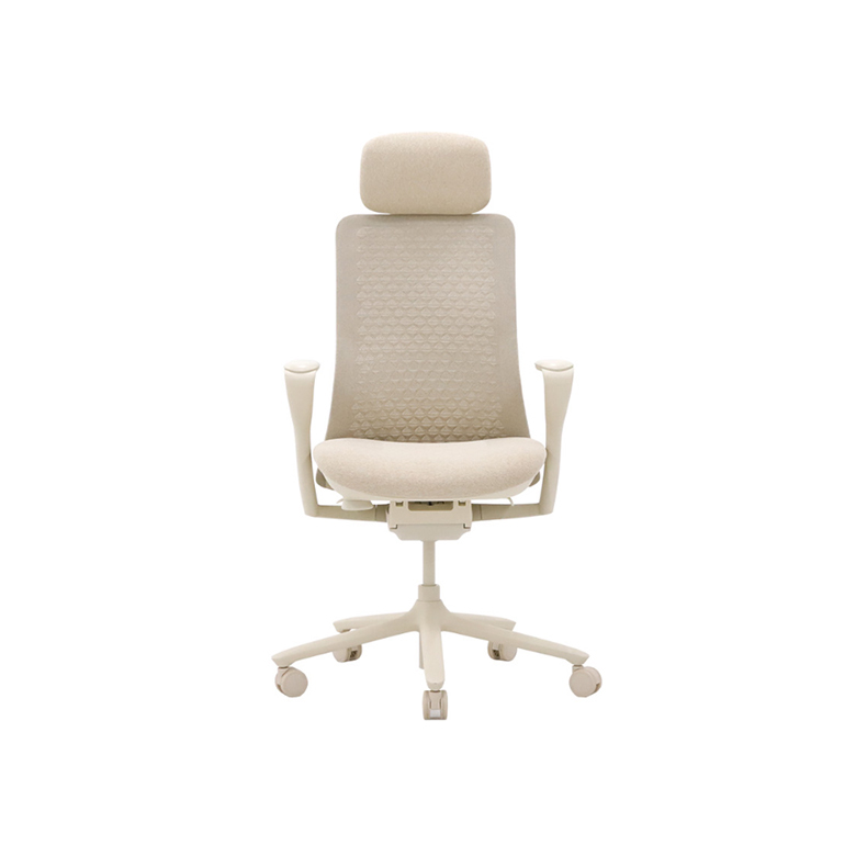 롤리폴리 휘트 베이지 허리편한 사무용 컴퓨터 게이밍 회의용 책상 의자 634,000원