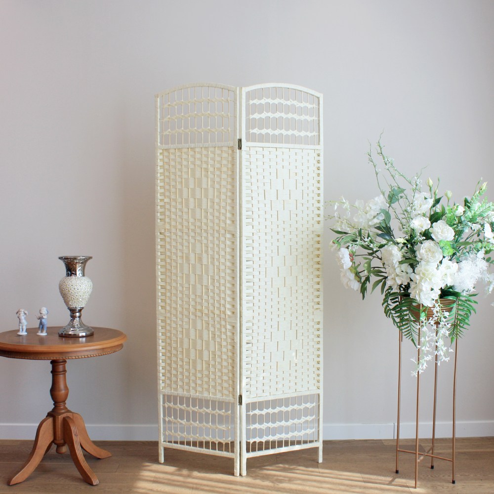 리빙엔터 단연결 자유롭게 가능 인테리어파티션 라탄파티션 칸막이 가리개 가림막 파티션 이동식파티션 식당가리개 가벽 병풍 업소용 사무용 39,900원