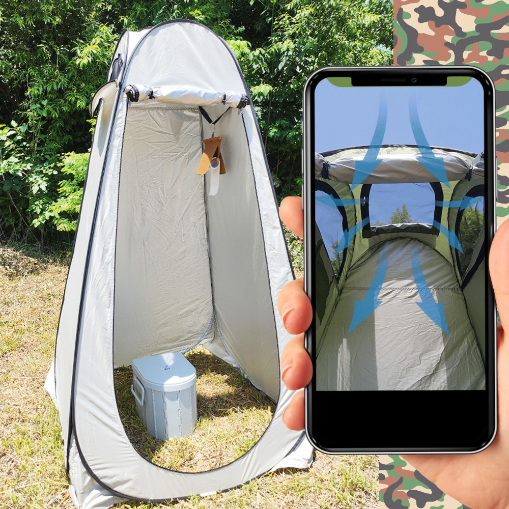 아시쥬 모기장 환기창 원터치 캠핑 샤워텐트 32,700원