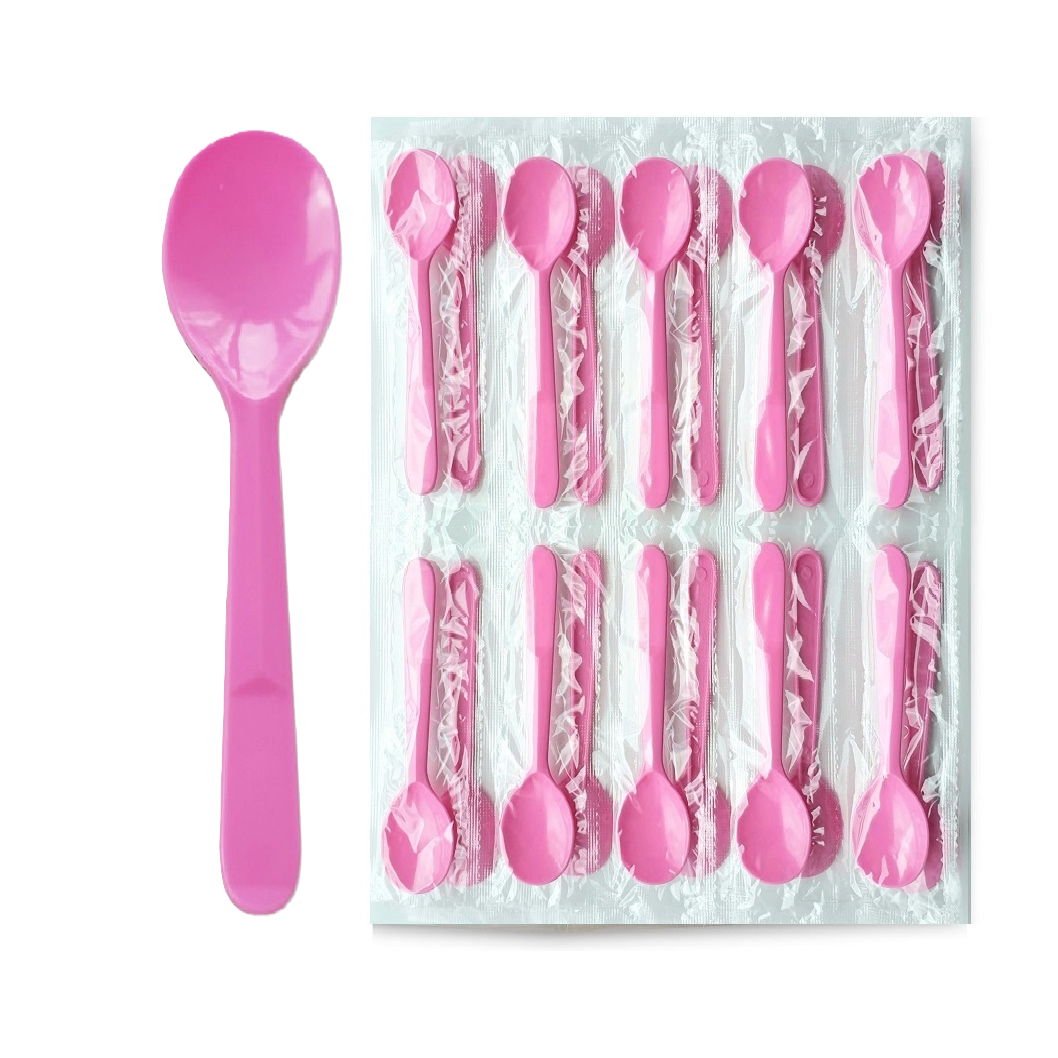 생활을그리다 디저트 아이스크림 스푼 대 12cm 개별포장 러블리 핑크 12,900원