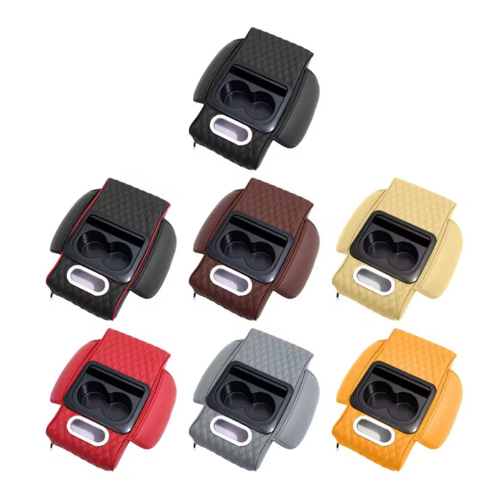 셀렉트템 자동차 팔걸이쿠션 컵홀더 콘솔쿠션 팔쿠션, 베이지, 컨텐츠 참조 8,700원