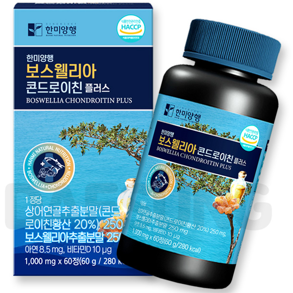 한미양행 보스웰리아 콘드로이친 플러스 대성생활건강 14,500원