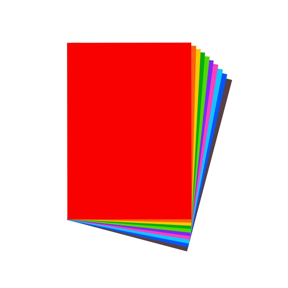 아이베이비아트 칼라시트지 4절 혼합* 10장*접착/빨,주,노,초,파,보,분,연두,하늘,갈색 9,500원