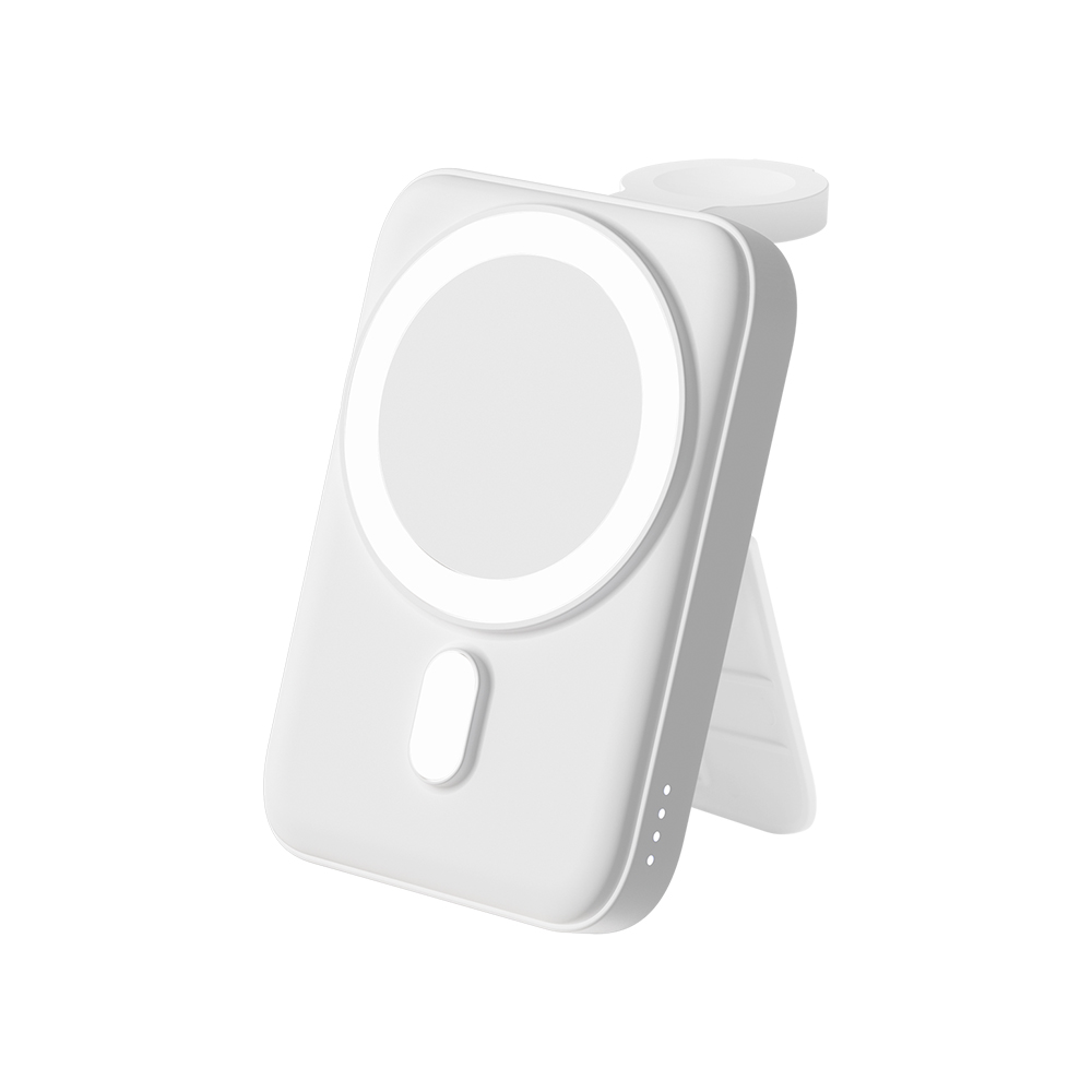 델메이트 3in1 맥세이프 마그네틱 무선충전 보조배터리 5100mAh 아이폰, 갤럭시워치 34,250원