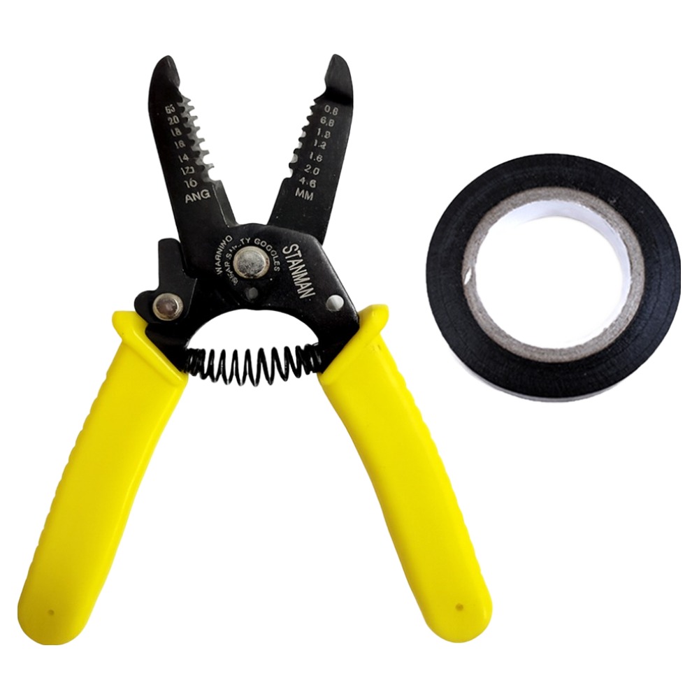 스탠맨 전선 와이어 스트리퍼 + 절연테이프 10m 세트, 1세트 5,900원