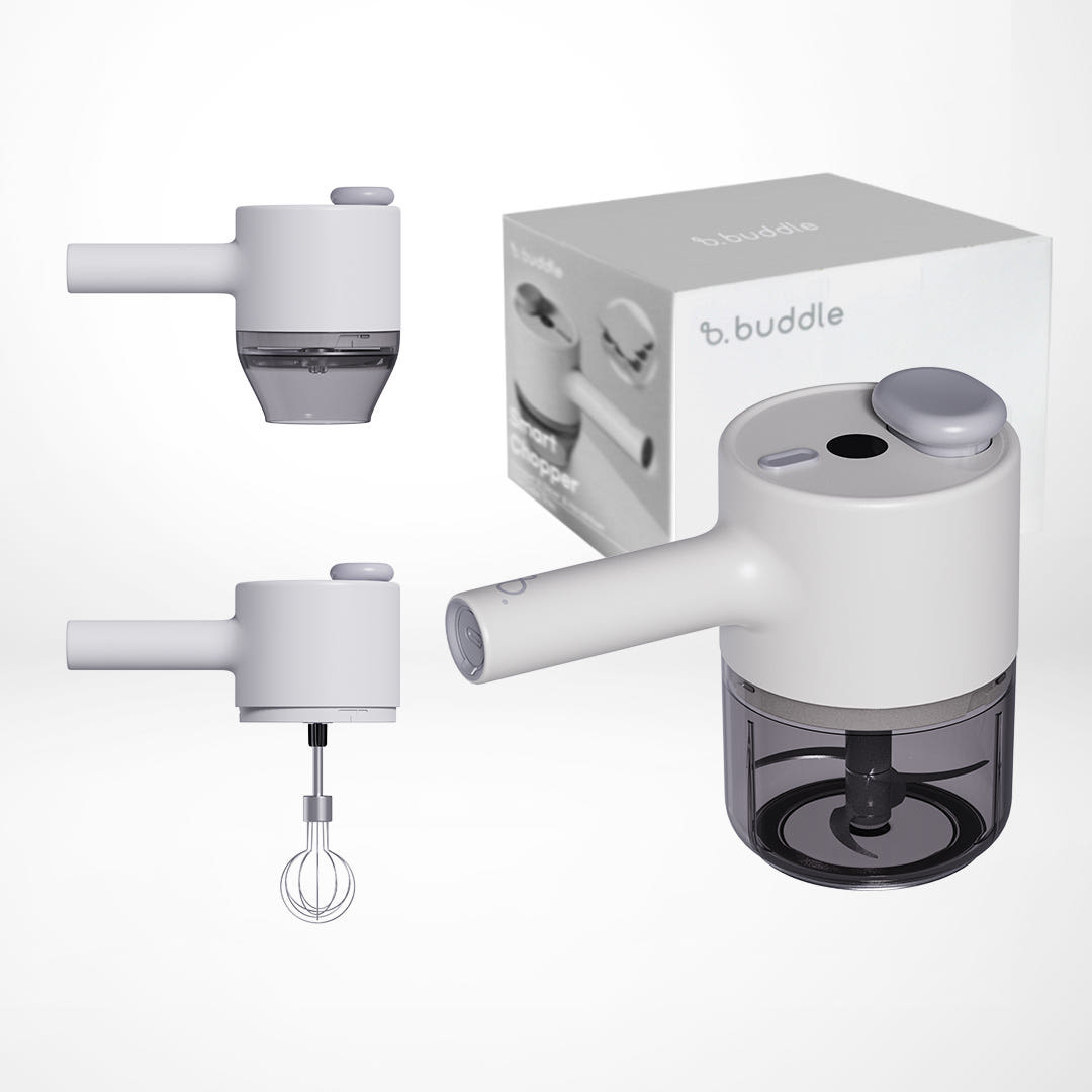 2세대 3in1 버들 스마트 초퍼 슬라이서&다지기&거품기 전동 미니 야채 만능 다지기 소형 블랜더 무선 믹서기 쵸퍼 차퍼 이유식 파 마늘 채칼 78,900원