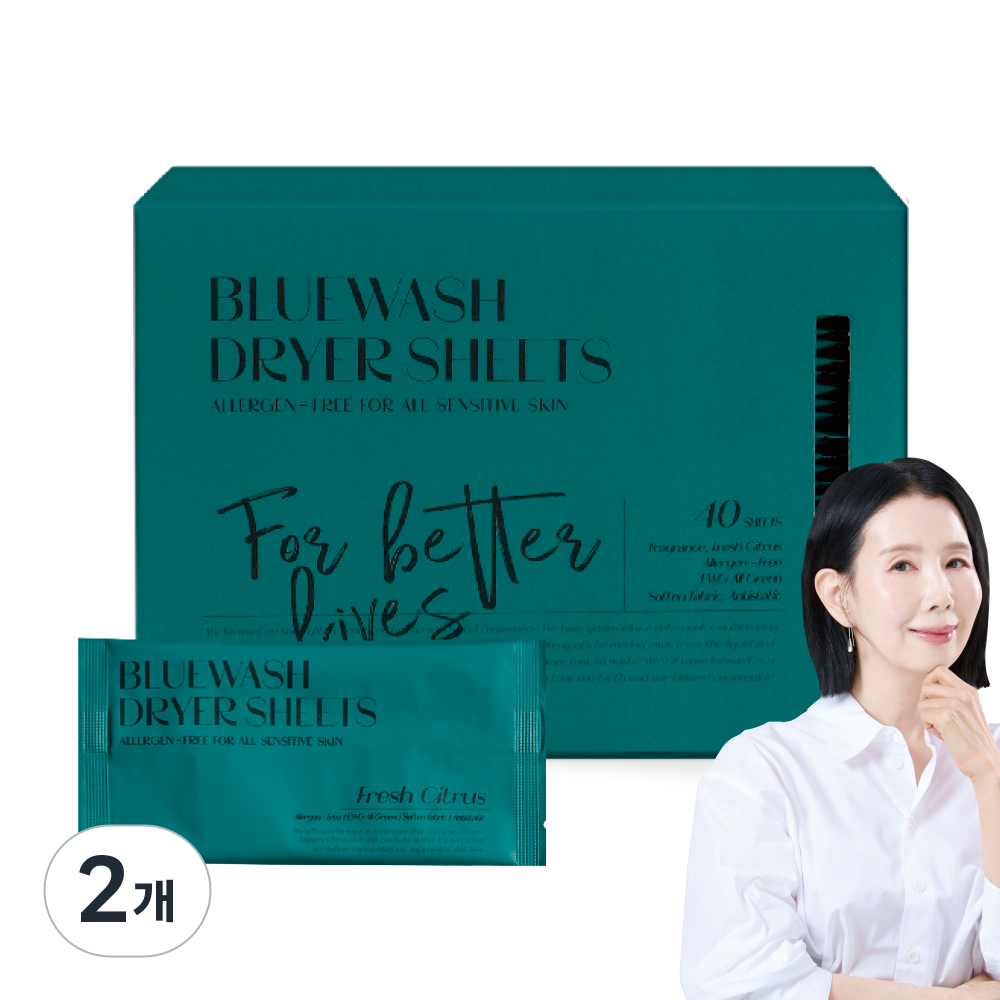블루워시 비건 임산부 신생아 유아 건조기시트 [프레쉬 시트러스향] 33,100원