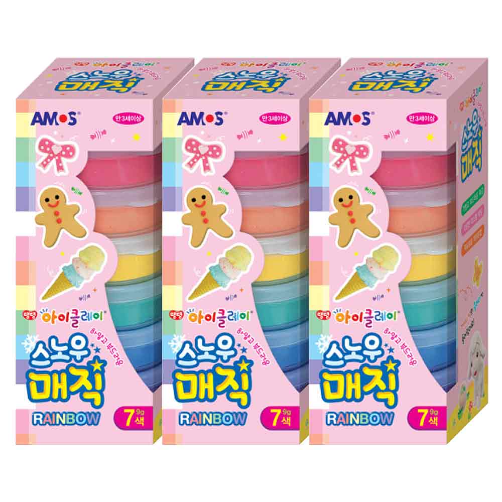 아모스 스노우매직 레인보우 7색 x 3세트 25,200원