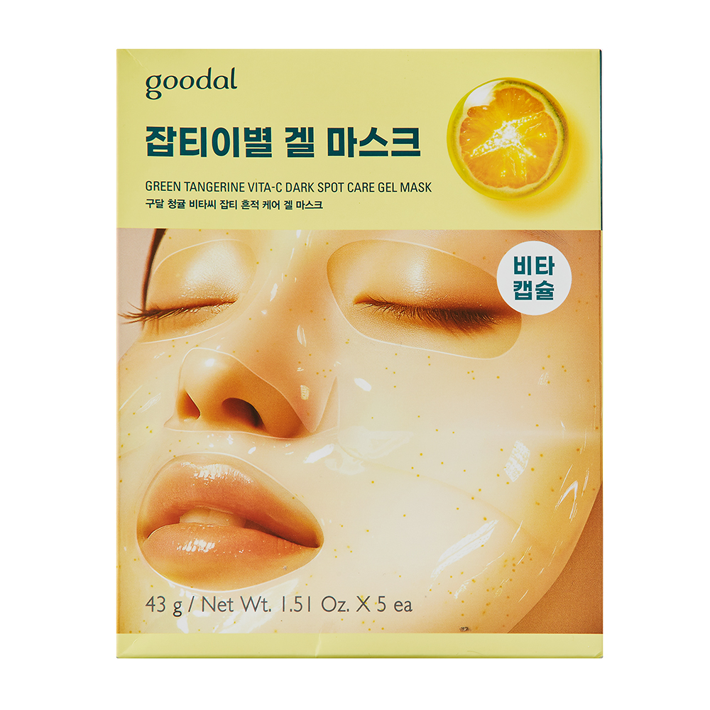구달 청귤 비타C 잡티흔적케어 겔 마스크 기획세트, 5개입, 1개 14,100원