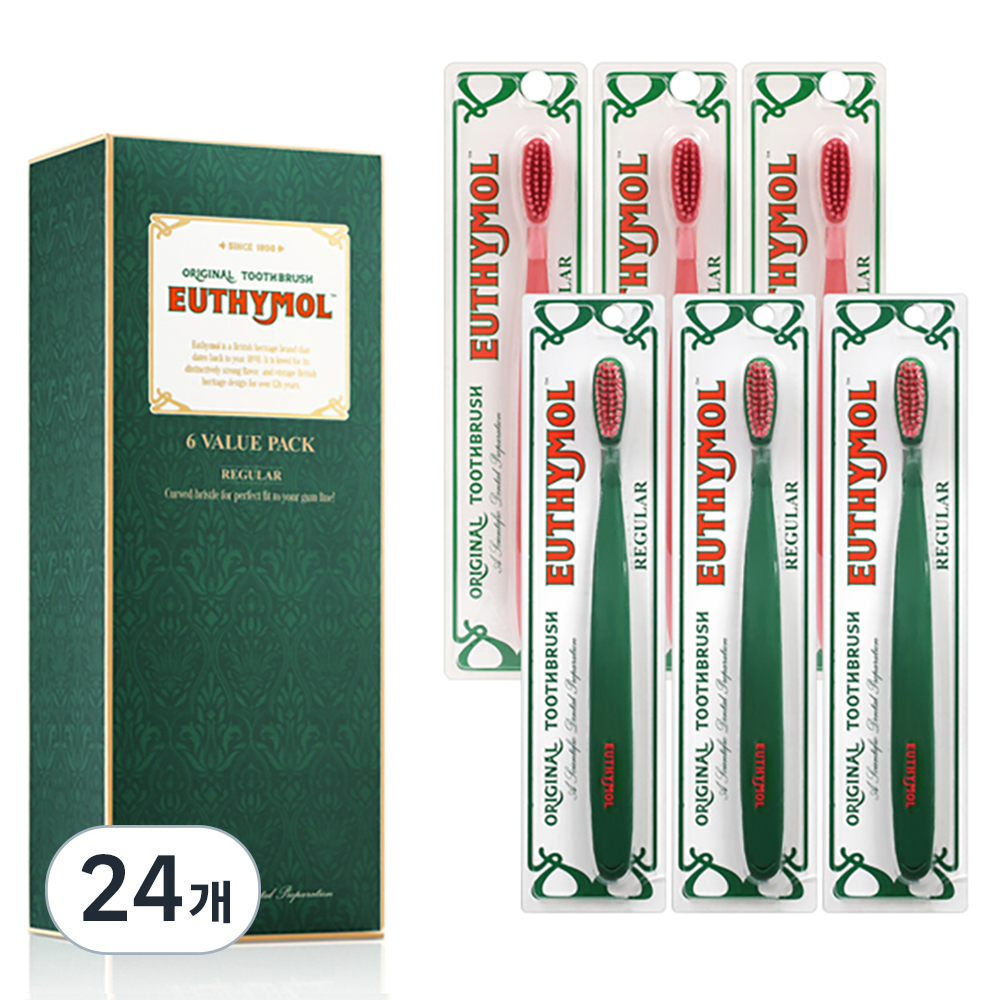 유시몰 로얄 헤리티지 레귤러 미세모 칫솔 벨류팩 85,440원