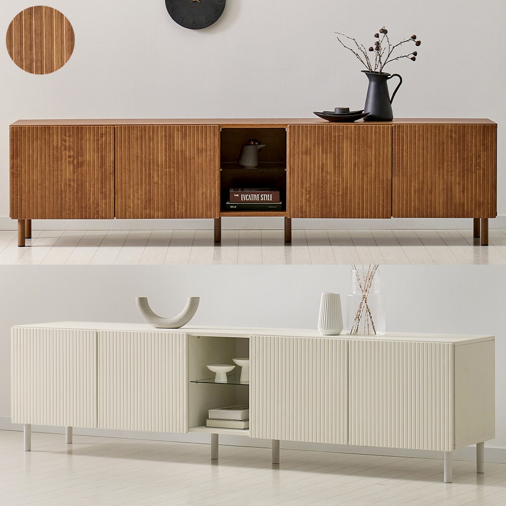 르네 2100 플랫템바보드 수납 높은 거실장 티비다이 E0등급 162,000원