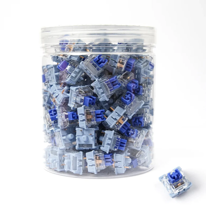 LEOBOG 저소음솜사탕축 100개 패키지 무음 스위치 기계식 교체축 선형 스위치 5핀 리니어 공장윤활 36,800원