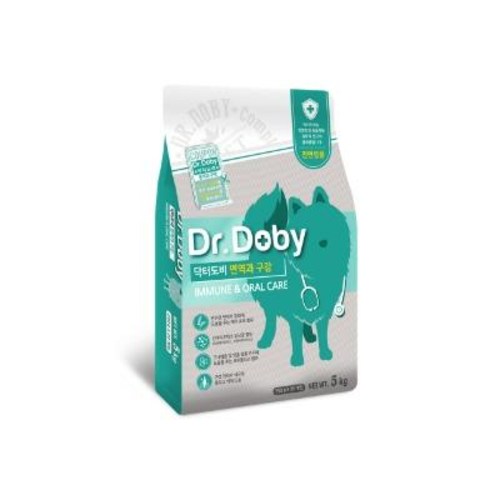 반려견 면역 증진 구강 건강 세균 바이러스 기생충 예방 기능성 사료 5kg 33,900원