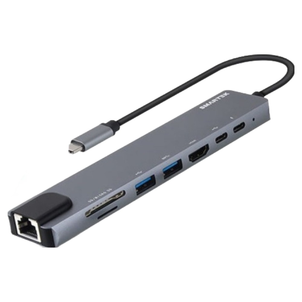 스마텍 C타입 8in1 멀티 허브 ST-AH800, 블랙, 1개 19,800원