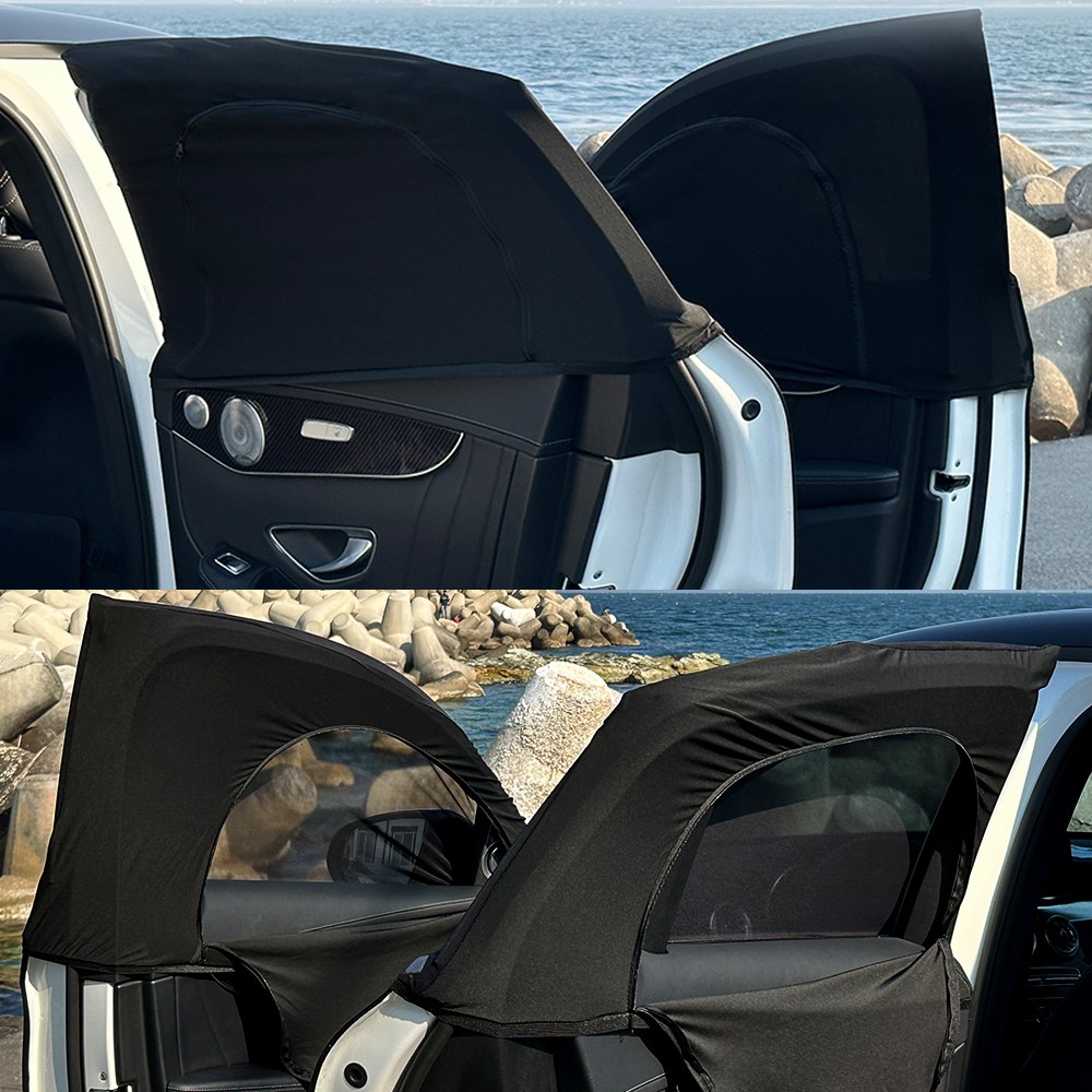 차박 모기장 차량 햇빛가리개 암막 커튼 창문 가리개 좌 우 1세트 20,890원
